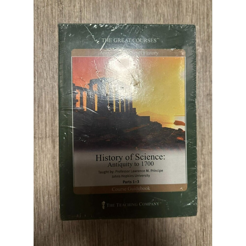 Teaching Co Great Courses CDs  :  HISTORY OF SCIENCE  Antiquity to 1700 new